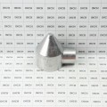 Chain Link Fence 2 1/2" [2 3/8" OD] x 1 3/8" One Way Bullet Post Cap (Aluminum)