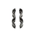 Chain Link 1 3/8" [1 3/8" OD] x 1 3/8" [1 3/8" OD] Saddle Clamp, Kennel Clamp (Powder Coated Black Hot Dip Galvanized Steel)