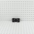 Chain Link 1 3/8" [1 3/8" OD] x 1 3/8" [1 3/8" OD] Saddle Clamp, Kennel Clamp (Powder Coated Black Hot Dip Galvanized Steel)