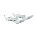 Chain Link 1 5/8" [1 5/8" OD] x 1 5/8" [1 5/8" OD] Saddle Clamp, Kennel Clamp (Galvanized Steel) (Clamp)