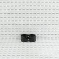 Chain Link 1 5/8" [1 3/8" OD] x 1 5/8" [1 3/8" OD] Saddle Clamp, Kennel Clamp (Powder Coated Black Hot Dip Galvanized Steel) (Clamp)