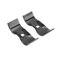 Chain Link 1 5/8" [1 3/8" OD] x 1 5/8" [1 3/8" OD] Saddle Clamp, Kennel Clamp (Powder Coated Black Hot Dip Galvanized Steel) (Clamp)