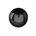 Chain Link Fence 4 1/2" [And SCH40 4 1/2" OD Pipe] Powder Coated Black External Round Dome Fence Post Cap (Powder Coated Black Hot Dip Galvanized Steel)