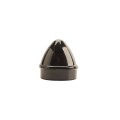 Chain Link 1 3/8" Black Die-Cast Aluminum External Acorn Post Cap Chain Link Acorn Pipe Post Cap