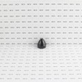 Chain Link 1 3/8" Black Die-Cast Aluminum External Acorn Post Cap Chain Link Acorn Pipe Post Cap