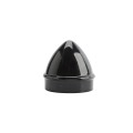 Chain Link 1 5/8" Black Die-Cast Aluminum External Acorn Post Cap Chain Link Acorn Pipe Post Cap