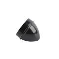 Chain Link 1 5/8" Black Die-Cast Aluminum External Acorn Post Cap Chain Link Acorn Pipe Post Cap