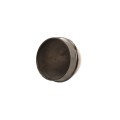 Chain Link 1 5/8" Black Die-Cast Aluminum External Acorn Post Cap Chain Link Acorn Pipe Post Cap