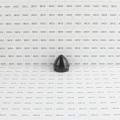 Chain Link 1 5/8" Black Die-Cast Aluminum External Acorn Post Cap Chain Link Acorn Pipe Post Cap