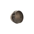 Chain Link 1 5/8" Black Die-Cast Aluminum External Acorn Post Cap Chain Link Acorn Pipe Post Cap