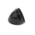 Chain Link 2 1/2" Black Die-Cast Aluminum External Acorn Post Cap (Fits 2 3/8" OD) Chain link Acorn Pipe Post Cap