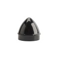 Chain Link 2" Black Die-Cast Aluminum External Acorn Post Cap (Fits 1 7/8" OD) Chain Link Acorn Pipe Post Cap