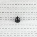 Chain Link 2" Black Die-Cast Aluminum External Acorn Post Cap (Fits 1 7/8" OD) Chain Link Acorn Pipe Post Cap