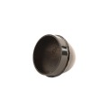 Chain Link 2" Black Die-Cast Aluminum External Acorn Post Cap (Fits 1 7/8" OD) Chain Link Acorn Pipe Post Cap