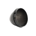 Chain Link 3" Black Die-Cast Aluminum External Acorn Post Cap (Fits 2 7/8" OD) Chain Link Acorn Pipe Post Cap