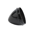Chain Link 3" Black Die-Cast Aluminum External Acorn Post Cap (Fits 2 7/8" OD) Chain Link Acorn Pipe Post Cap