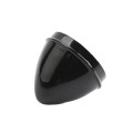 Chain Link 3" Black Die-Cast Aluminum External Acorn Post Cap (Fits 2 7/8" OD) Chain Link Acorn Pipe Post Cap