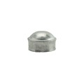 Chain Link Fence 1 11/16" [1 11/16" OD] Round Dome External Fence Post Cap (Pressed Steel)