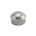 Chain Link Fence 1 11/16" [1 11/16" OD] Round Dome External Fence Post Cap (Pressed Steel)