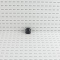 Chain Link Fence 1 3/8" Powder-Coated Black Round Dome External Fence Post Cap (Pressed Steel)