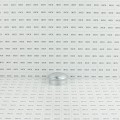 Chain Link Fence 2 1/2" [2 3/8" OD] Round Dome External Fence Post Cap (Pressed Steel)