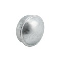 Chain Link Fence 2 1/2" [2 3/8" OD] Round Dome External Fence Post Cap (Pressed Steel)