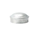 Chain Link Fence 3" [2 7/8" OD] Galvanized Round Dome External Fence Post Cap (Pressed Steel)
