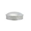 Chain Link Fence 4 1/2" [And SCH40 4 1/2" OD Pipe] Galvanized External Round Dome Fence Post Cap (Pressed Steel)
