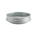 Chain Link Fence 4 1/2" [And SCH40 4 1/2" OD Pipe] Galvanized External Round Dome Fence Post Cap (Pressed Steel)