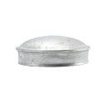 Chain Link Fence 4 1/2" [And SCH40 4 1/2" OD Pipe] Galvanized External Round Dome Fence Post Cap (Pressed Steel)