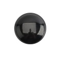 Chain Link Fence 4 1/2" [And SCH40 4 1/2" OD Pipe] Powder Coated Black External Round Dome Fence Post Cap (Powder Coated Black Hot Dip Galvanized Steel)