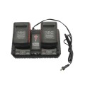 Titan Post Drivers PED1040E 40V DC Battery Power Post Driver with (2) 4Ah Batteries, Dual Charger, & Adapter Sleeves