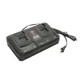 Titan Post Drivers PED1040E 40V DC Battery Power Post Driver with (2) 4Ah Batteries, Dual Charger, & Adapter Sleeves