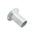 Chain Link 1 5/8" (Fits 1 5/8" OD) Post Floor Flanges - Pressed Steel Surface Mount Floor Flange (Pressed Steel)