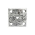 Chain Link 2" (Fits 1 7/8" OD) Post Floor Flanges - Pressed Steel Surface Mount Floor Flange (Pressed Steel)