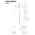 Titan Post Drivers O-Ring Rebuild Kit 3200/3200X - Diagram A