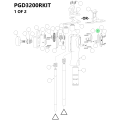 Titan Post Drivers O-Ring Rebuild Kit 3200/3200X - Diagram B