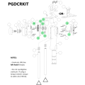 Titan Post Drivers Crank Assembly, Contractor/X Series - Diagram