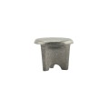 Chain Link 1 5/8" Internal Pipe Plug (Malleable Steel)