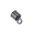 Chain Link 1 3/8" Black Offset Rail End Cup - End Rail (Aluminum) (Rail End Cups Caps-BG)