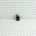 Chain Link 1 3/8" Black Offset Rail End Cup - End Rail (Aluminum) (Rail End Cups Caps-BG)