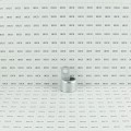 Chain Link 1 5/8" [1 5/8" OD] Half-Moon Rail End Cup - End Rail (Pressed Steel)