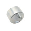 Chain Link 3 1/2" [3 1/2" OD] Offset Rail End Cup - End Rail (Pressed Steel)
