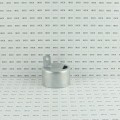 Chain Link 3 1/2" [3 1/2" OD] Offset Rail End Cup - End Rail (Pressed Steel)