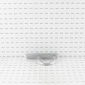 Chain Link Slide Gate Stop Bracket for 2 1/2" [2 3/8" OD] Round Gate Frames (Hot Dip Galvanized Pressed Steel) (Cantilever/Slide Hardware)