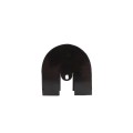 Chain Link 2 1/2" [2 3/8" OD] Round Post x 1 5/8" Round Gate Frame Premium Nylon Mini Cantilever Roller w/ Safety Cover for Sliding Gates (Galvanized Pressed Steel)