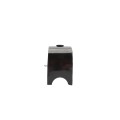 Chain Link 2 1/2" [2 3/8" OD] Round Post x 1 5/8" Round Gate Frame Premium Nylon Mini Cantilever Roller w/ Safety Cover for Sliding Gates (Galvanized Pressed Steel)