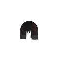 Chain Link 2 1/2" [2 3/8" OD] Round Post x 1 5/8" Round Gate Frame Premium Nylon Mini Cantilever Roller w/ Safety Cover for Sliding Gates (Galvanized Pressed Steel)