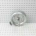 Chain Link 7" Safety Pipe Track Roller Wheel for 1 5/8" Pipe Track (Galvanized Steel)