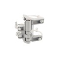 Self Closing Spring Gate Hinge Universal (1 3/8" / 1 5/8" / 1 7/8" Gate Frame) (4" Post) Grey Each